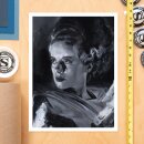 Frankensteins Braut Kunstdruck Bride of Frankenstein by...