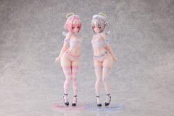 Original Character Statue 1/6 Suzu & Nagi Illustrated by Kuma 4-gou Set Edition 27 cm