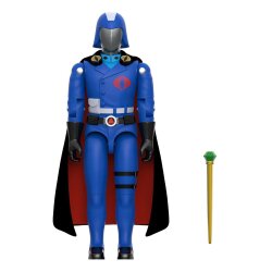 GI Joe ReAction+ Actionfigur Wave 06 Cobra Commander (Movie, Black Cape) 10 cm