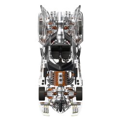 Batman 1989 Super Cyborg Fahrzeug Batmobile 1989 (Clear) 35 cm