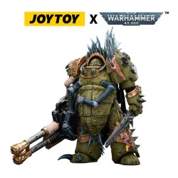 Warhammer 40,000 Actionfigur Death Guard Blightlord Terminator 1 with Reaper Autocannon and Bubotic Blades 14 cm