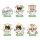 Gintama Acryl Figuren Prince Hata & Animal Paradise Farm of Love & Peace 6 cm Blind Box Display (6)
