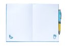Stitch Premium Plüsch Notizbuch A5 mit Stift Tropical
