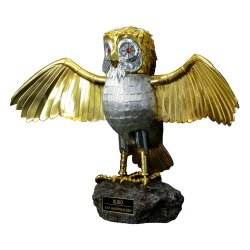 Kampf der Titanen Statue Ray Harryhausens Bubo Gold Patina Edition Normal Ver. 34 cm