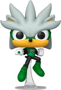 DCs Justice League and Sonic the Hedgehog POP! Movies Vinyl Figuren Silver/GL 9 cm