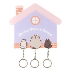 Pusheen Schlüsselbrett inkl. 3 Schlüsselanhänger