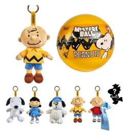 Peanuts Plüsch-Schlüsselanhänger Kapsel Display (5)