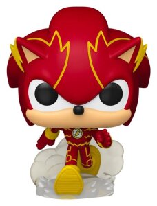 DC x Sonic the Hedgehog POP! Heroes Vinyl Figur Sonic as The Flash 9 cm