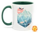Glassstaff Geschenkbox Tasse & Würfel D20 A D20...
