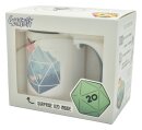 Glassstaff Geschenkbox Tasse & Würfel D20 A D20 Scene