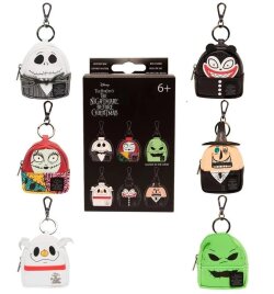 Nightmare Before Christmas by Loungefly Schlüsselanhänger Mini Backpack Classic Blind Box Sortiment (15)