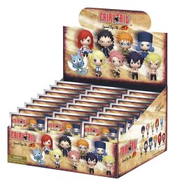 Fairy Tail 3D PVC-Taschenanhänger Serie 1 Display (24)