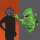 Ghostbusters Wall Breaker Wand Dekoration Slimer Life Size 80cm LED Figur