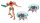 World of Nintendo Metroid Minifiguren 3er-Pack Samus Bounty Hunter 6 cm