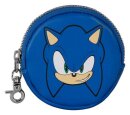 Sonic - The Hedgehog Face-Cookie Geldbörse SEGA Blue