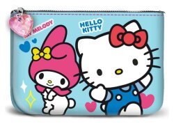 Sanrio Small Square Geldbörse Hello Kitty Friendship Blue