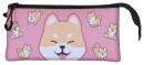Oh My Pop! Triple Federmäppchen Shiba Pink
