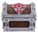 World of Warcraft Aufbewahrungsbox Treasure Chest Horde War 11 cm