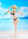 Fairy Tail 100 Years Quest Beach Queens Pop Up Parade PVC Statue Lucy Heartfilia: Virgo Form Swimsuit Ver. L Size 23 cm