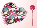 Sanrio Heart Diary & Pen Geschenk-Set Hello Kitty...