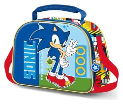 Sonic - The Hedgehog 3D Lunch Box Brotzeittasche SEGA Unstoppable Blue