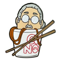 Sakamoto Days Ansteck-Pin Sakamoto Ramen 5 cm