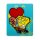 SpongeBob Schwammkopf Bobble Ansteck-Pin Spongebob Heart 5 cm