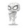 Marvel POP! Vinyl Figur Sketched - Spider-Man 9 cm