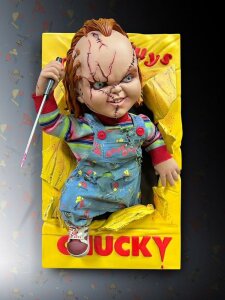 Chucky Wand-Skulptur 1/1 Bride of Chucky 43 x 46 x 76 cm