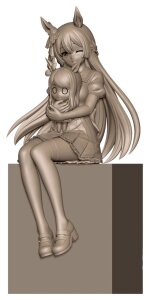 Umamusume: Pretty Derby XStellar PVC Statue Satono Diamond Sitting Ver. 20 cm