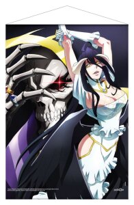 Overlord Wandrolle Ainz Ooal Gown & Albedo 50 x 70 cm