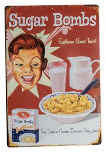 Fallout Me­tall­schild Sugar Bombs