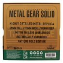 Metal Gear Solid 2 Replik Cardboard Box Antique Gold