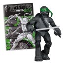 Teenage Mutant Ninja Turtles Page Punchers Actionfigur Leonardo (Black White & Green) (Red Platinum Edition) 13 cm