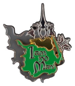 Herr der Ringe Ansteck-Pin Doppelpack No Man can Kill Me & I Am No Man! 7 cm