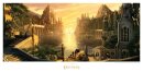Herr der Ringe Kunstdruck The Grey Havens 59 x 30 cm