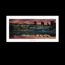 Herr der Ringe Kunstdruck Return to the Green Dragon Inn 59 x 42 cm