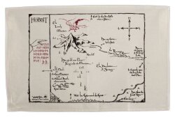 Der Hobbit Geschirrtuch Thorins Map 72 cm