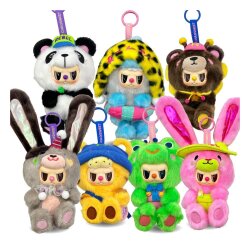 Rebel Bears Vinyl Plüschfiguren Blind Box Sweet Zoo Display 10 cm (6)