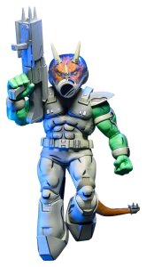 Teenage Mutant Ninja Turtles (Mirage Comics) Actionfigur Shock Commando Triceraton 18 cm