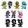 Poppy Playtime Minifiguren 7 cm Series 4 Nightmare Critters Display (24)