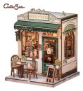 Miniature House Model Kit Sunny Cafe 20 x 16 cm