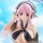 Super Sonico Noodle Stopper PVC Statue Super Sonico Swimsuit Black Color Ver. 10 cm