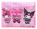 Sanrio Pink Black Party Series Tragetasche Kuromi & My Melody Foldable