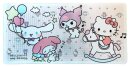Sanrio Pink Black Party Series XXL Mousepad Hello Kitty...