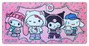 Sanrio Pink Black Party Series XXL Mousepad Hello Kitty...