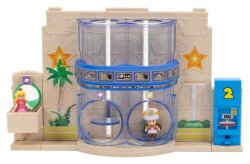 Der Super Mario Galaxy Film Diorama mit 2 Minifiguren Sternentor-Galaxie