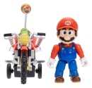 Der Super Mario Galaxy Film Actionfigur mit Rückziehmotorrad Mario 6 cm