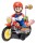 Der Super Mario Galaxy Film Actionfigur mit Rückziehmotorrad Mario 6 cm