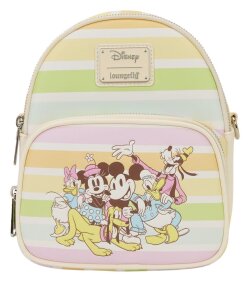 Disney by Loungefly Umhängetasche Mickey and Friends Rainbow Stribes